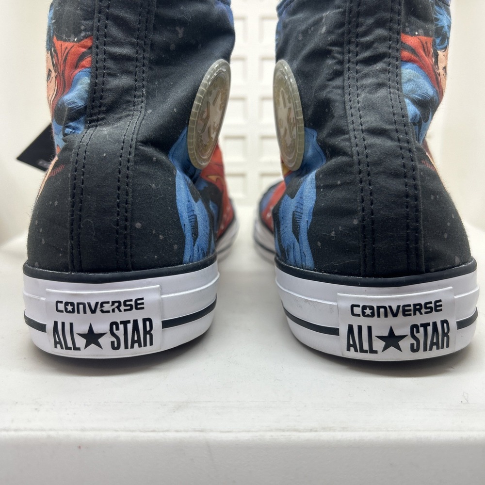 Converse DC Comics x Mens 10 Chuck Taylor All Star    Hi Superman Justice League - Picture 5 of 11